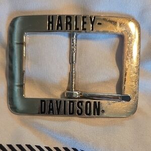 #8 Harley-Davidson Gold Belt Buckle